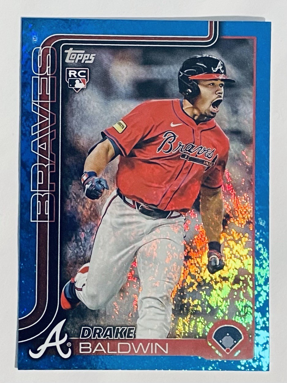 2025 Topps Update Series Drake Baldwin #US87 RC Rookie Blue Foil #’d 003/150