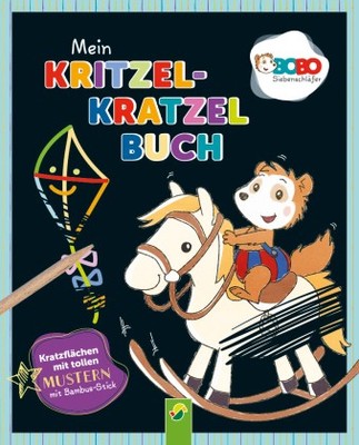 Bobo Siebenschläfer Mein Kritzel-Kratzel-Buch | Schwager & Steinlein Verlag