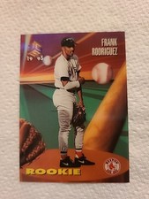 1995 Pinnacle Frank Rodriguez #109 Rookie Boston Red Sox Baseball Card. rookie card picture
