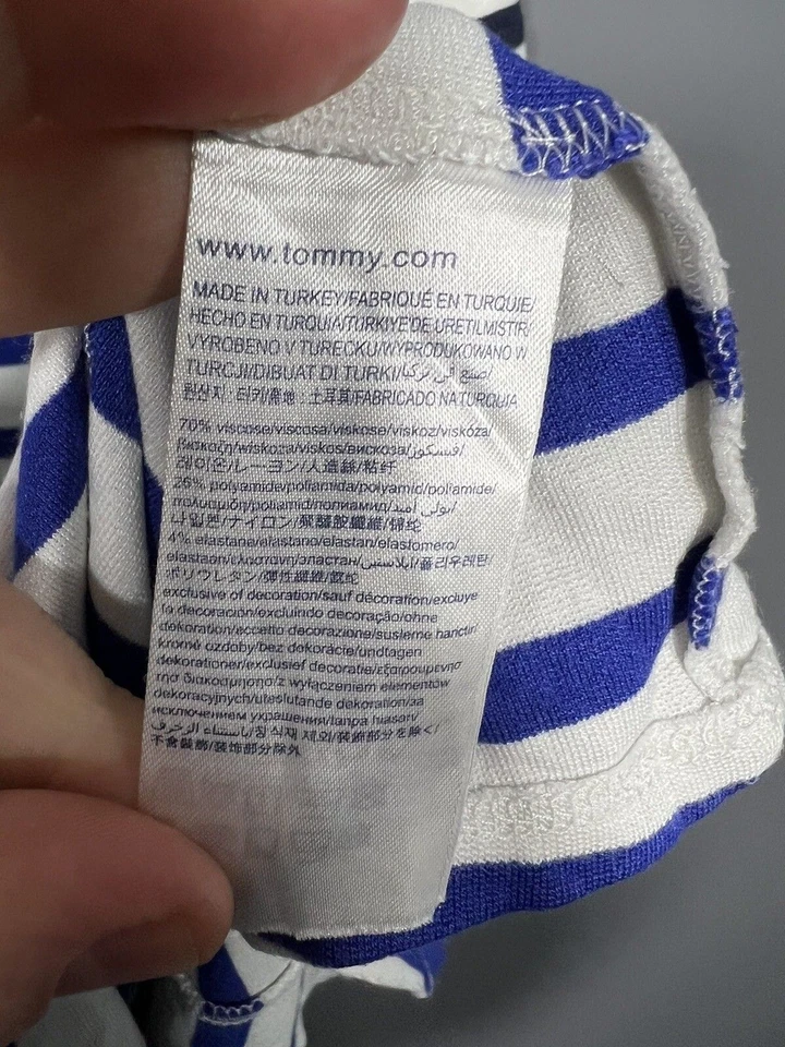 TOMMY HILFIGER SKATER Dress - Size Small - Striped - Great Condition - Women’s - Изображение 4 из 4