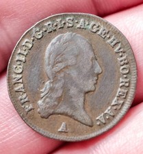 🔴AUSTRIA  1 Kreuzer 1800 A  Habsburg • Franz II🔴