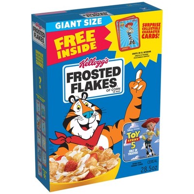 Kellogg's Frosted Flakes Breakfast Cereal, Fat Free, Giant Size, 28.5 oz