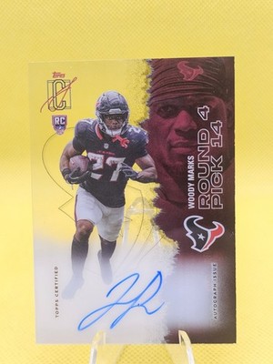 2025 Topps Signature Class Woody Marks RC Crystal Clear On Card Auto #RCCL-WMA