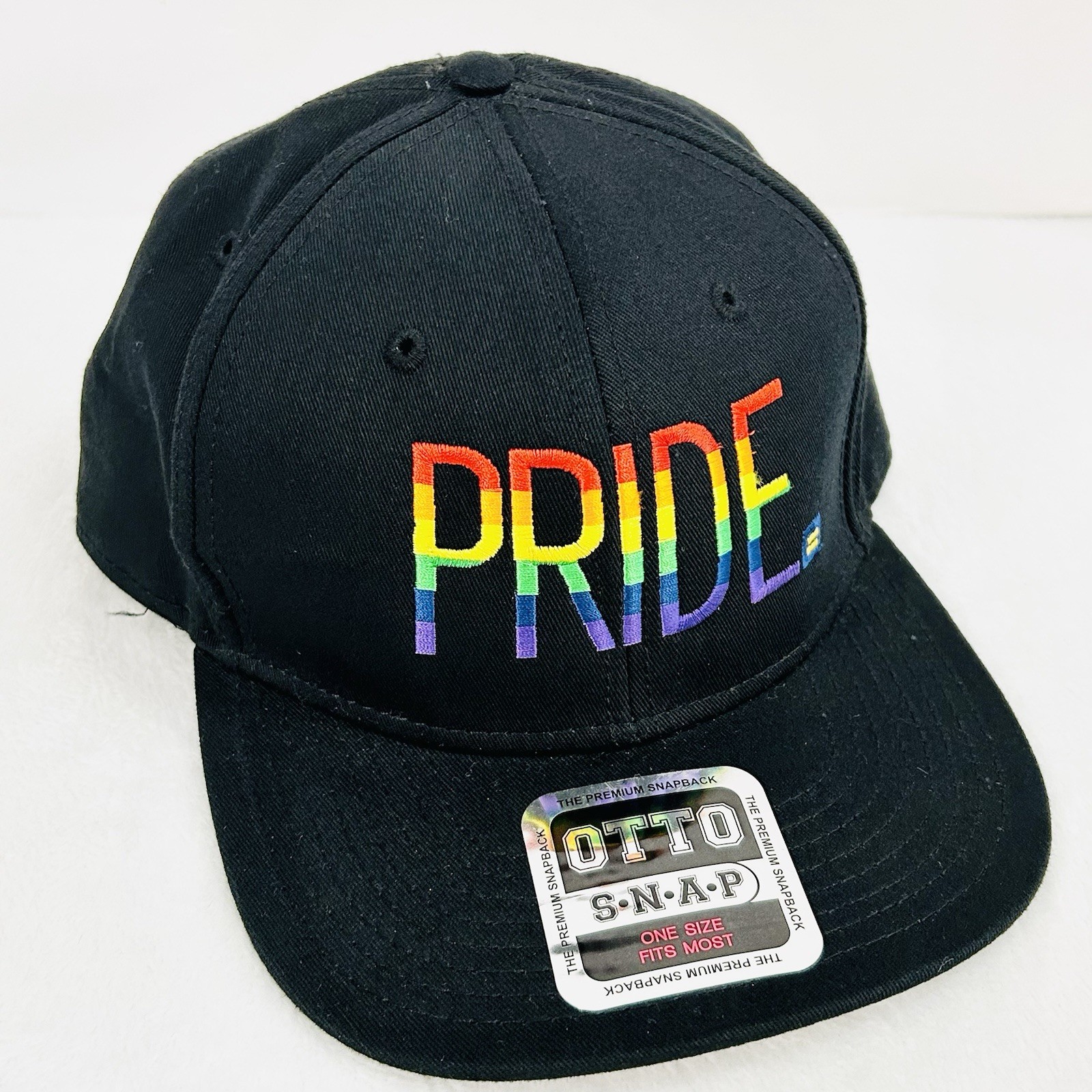 Otto Pride Wordmark Hat Cap Adjustable Snapback B… - image 3