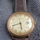 1975@ Timex Mercury Watch  (8/10) - boxed , 20mm leather strap. Collectable edt.