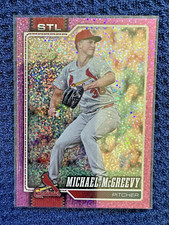 2026 Topps Series 1 Michael McGreevy Pink Confetti Foil #161 Cardinals