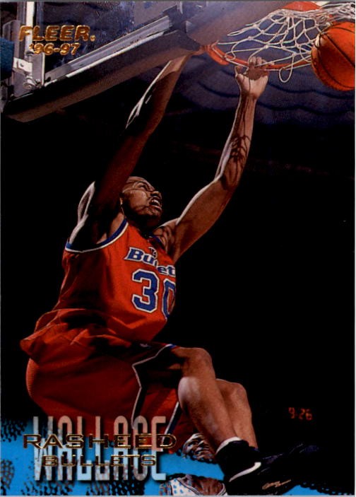 1996-97 Fleer #118 Rasheed Wallace - BSK