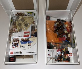 Lego 3847 Magma Monster & Ramses Return 3855 Lot - Open Box Sealed Bags Complete