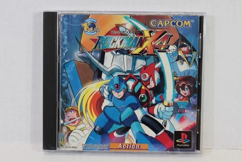 Rockman X4 Mega Man CIB Loose Manual PS1 PS PlayStation 1 Japan Import US Seller