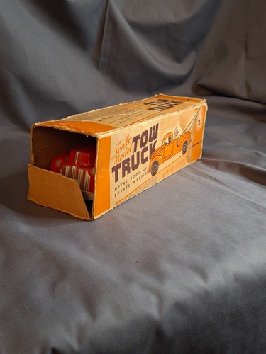 Vintage Hubley Kiddie Toy #474 Tow Truck Wrecker + Original Box | Working Winch - Picture 19 of 19