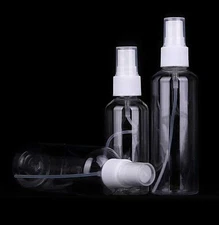 Luxury 10ml - 120ml Plastic Spray Bottles for Essential Oil Refillable Atomizer