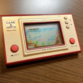 【USED】NINTENDO GAME AND & WATCH Octopus Wide Screen1981 Direct From Japan