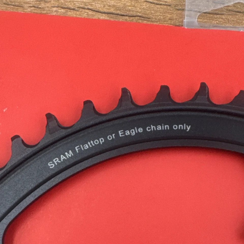 Передняя звездочка дорожная SRAM X-Sync 44T 107 мм BCD алюминиевая 12 скоростей полярно-серая - Изображение 3 из 4