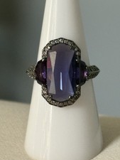 Bomb Party Sirens,”The Ocean’s Vow”, Tanzanite on Hema, Size 7