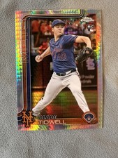 Blade Tidwell 2025 Topps Chrome Update #USC14 Mets Prism Refractors Rookie