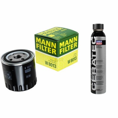 MANN-FILTER ÖLFILTER W 8013 + LIQUI MOLY Cera Tec 3721