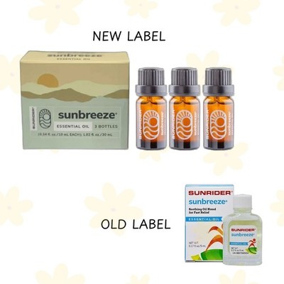 2 Box (6 Flaschen) Ori Sunrider Sunbreeze Ätherisches Öl Schmerzlinderung...