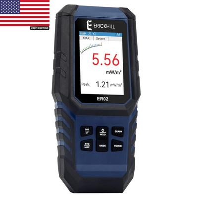 EMF Meter,3-In-1Rechargeable Digital Electromagnetic Field Radiation Detector fo