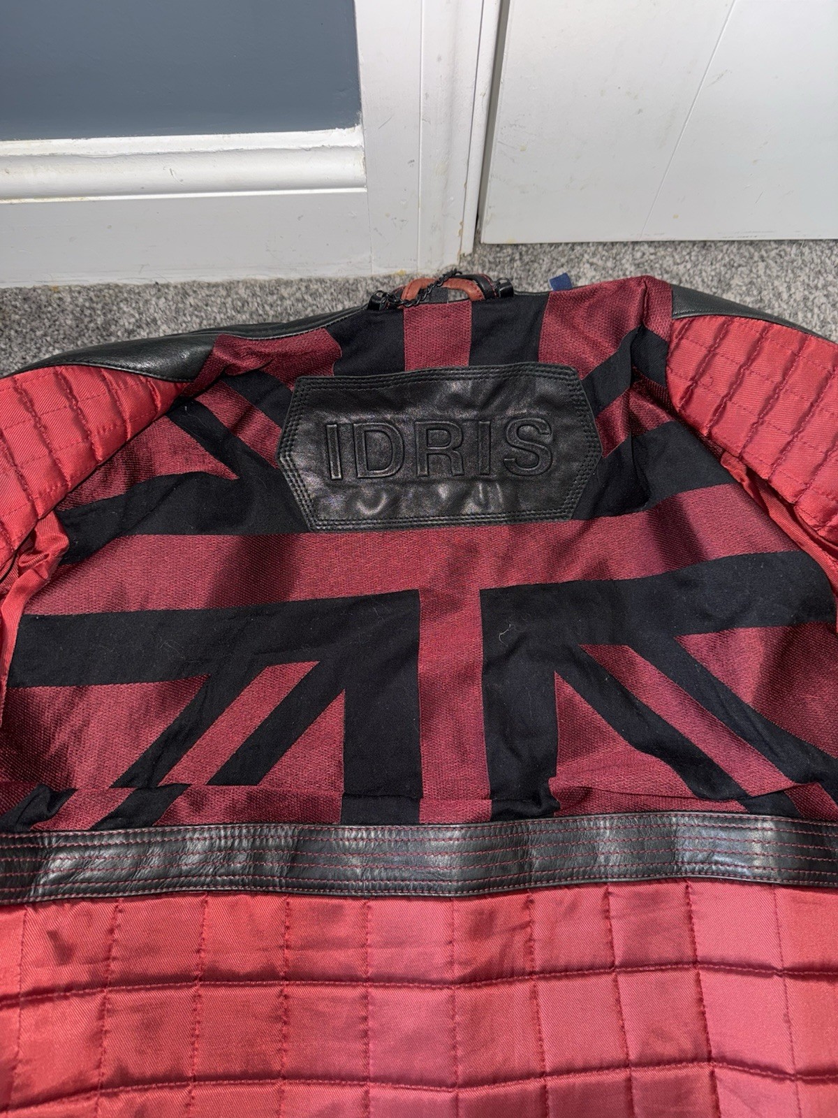 Men’s Leather Jacket Superdry Idris Elba Limited Edition Rare XXL image 4