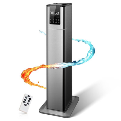 Humidifiers for Large Rooms, 13L/3.43Gal Top Fill Floor Humidifiers Cold Mist fo
