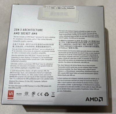 AMD Ryzen 9 5950X Desktop Processor (4.9GHz, 16 Cores, Socket AM4