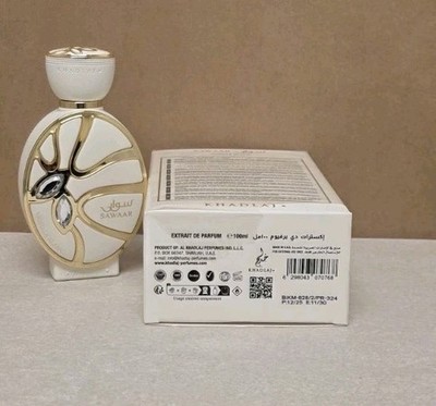 Khadlaj Sawaar Vanille Blanc 100ml 3.4.Oz Extrait de Parfum Spray
