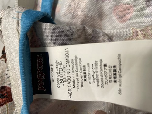 Jansport 1/2 Pint Limited Edition Superbreak In Multi Stickers. 10.2 Litre New - 第 9/11 張圖片