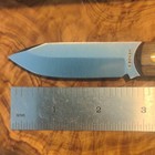 Böker Barlow BFF pocket fixed-blade AEB-L knife, walnut handle, leather sheath — photo 3