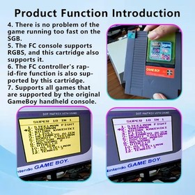 NES to Game Boy Converter Cartridge - Play Game Boy Games on NES Console with Or