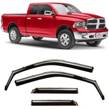 in-Channel Extra Durable Rain Guards for Trucks Dodge Ram 1500 For RAM 09-18