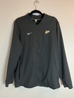 Nike Purdue Boilermakers Full Zip Windbreaker Bomber Jacket Gray Men’s Large