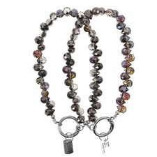 2 Pcs Phone Wristlet Bracelet Strap Beaded Mobile Charms Lanyard