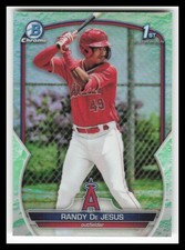 2023 Bowman Chrome Prospects Lunar Glow Refractors #BCP19 Randy De Jesus