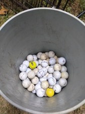 70 Clean Used Golf Balls Bulk Mix Titleist Callaway TaylorMade Nike Practice...