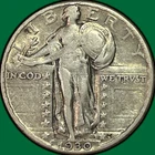 1930 Standing Liberty Quarter Extremely Fine XF Coin #41998