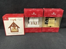 Christmas Ornaments 3 DaySpring(Nativity Cross,Come Worship Him,Cross Of Nails)