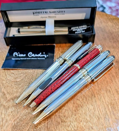 3 Sets Of Pierre Cardin Pen & Mechanical Pencils Sets + 1 Addt'l Pen