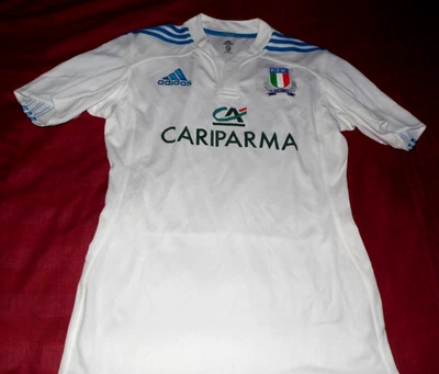 Maillot De Rugby De Match De L'Italie Saison 2012/2013 Taille 9/L - Photo 1/4
