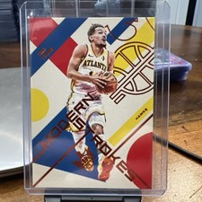 Trae Young - 2024-25 Panini Court Kings - #10 Amber Modern Strokes - /99 