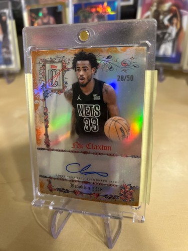 2025 Topps Signature Nic Claxton Base (RAW)