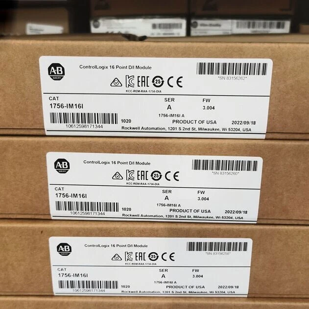 New Factory Sealed AB 1756-IM16I SER A ControlLogix 16 Pt Input Module 1756IM16I - Image 3 of 3