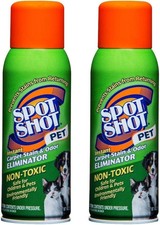 HFOTD Spot Shot Pet Instant Carpet Stain  Odor Eliminator  Pack of 2  14 oz
