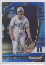 2020 Panini Prizm Draft Picks Blue & Carolina Hyper Thomas Girard #PDP162 11pj