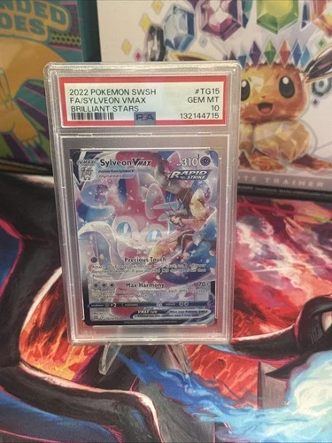 PSA 10 Sylveon VMAX TG15/TG30 Swsh09: Brilliant Stars Trainer Gallery Holo