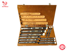 NEW Adjustable Hand Reamer Set 11 Pcs H4 To H14 15/32" - 1-1/2" USA ACTOOLS