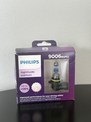 NEW 2-Pack Philips Night Guide Platinum 9006 NGPS2 Replacement 2 Bulbs 55W Head