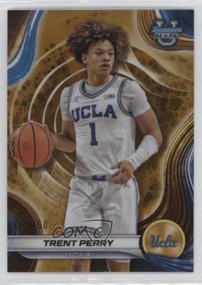 2024-25 Bowman U Best Gold Refractor 21/50 Trent Perry #69 1u6