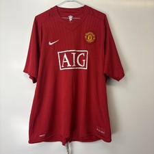 Manchester United 07-08 Home Shirt #9 Berbatov Size 2XL