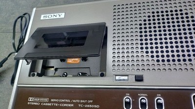 その他 Sony TC-2850SD Sony TC-2850SD Vintage Portable Stereo Cassette Recorder Player