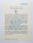 1882-CC GSA  COA's In great shape!! NO BENDS OR BENT CORNERS